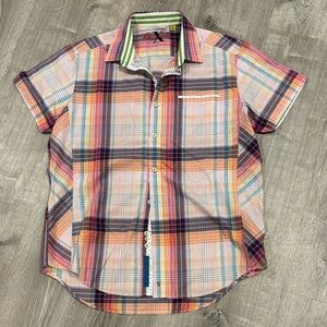 Robert Graham Vibrant Plaid Button Down Shirt